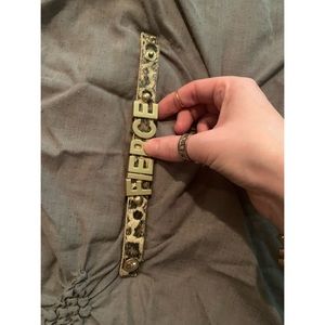 BCBGeneration Cheetah Wrap Charm Bracelet “Fierce”